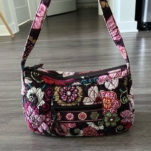 EUC!!! Vera Bradley Small Zip Tote Mod Floral Pink